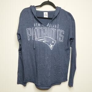PINK Victoria's Secret Patriots Hoodie Blue - S - GUC
